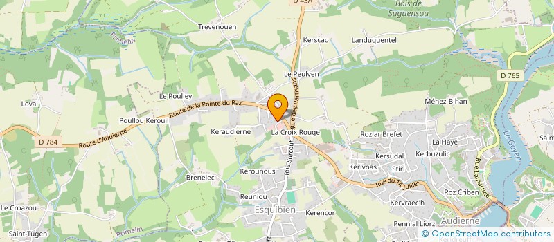 localisation de l'entreprise MADAME NATHALIE BROUSSET  AUDIERNE