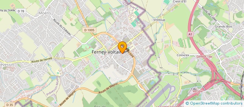 localisation de l'entreprise MADAME NATHALIE BROUTET à FERNEY-VOLTAIRE