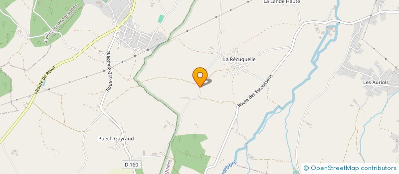 localisation de l'entreprise MADAME NATHALIE BRU à ST-AFFRIQUE-LES-MONTAGNES