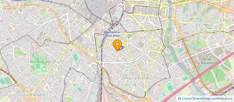 localisation de l'entreprise MADAME NATHALIE BRUEL à MONTPELLIER