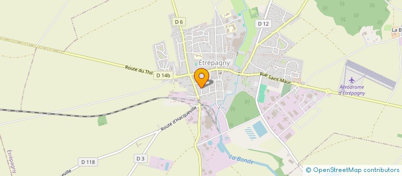 localisation de l'entreprise MADAME NATHALIE BRUFAU-BIOSCA à ETREPAGNY