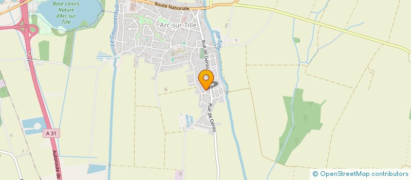 localisation de l'entreprise MADAME NATHALIE BRULEY  ARC-SUR-TILLE
