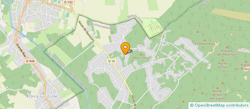 localisation de l'entreprise MADAME NATHALIE BRUN  NOISY-SUR-ECOLE