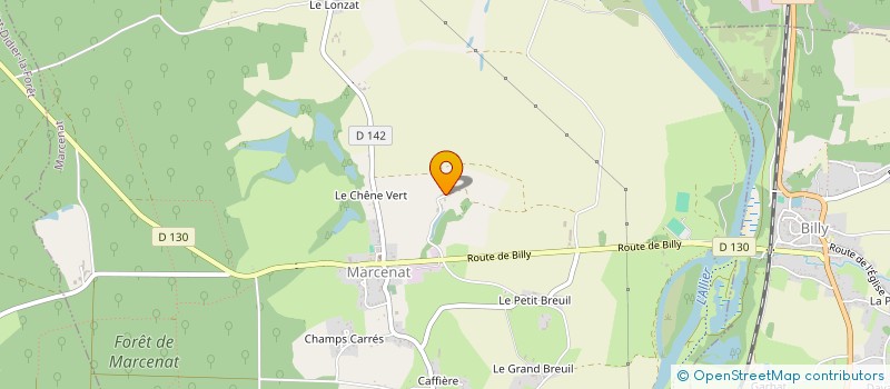 localisation de l'entreprise MADAME NATHALIE BRUN à MARCENAT