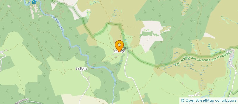 localisation de l'entreprise MADAME NATHALIE BRUNEL  SAINT-ETIENNE-DU-VALDONNEZ