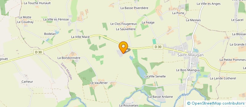 localisation de l'entreprise MADAME NATHALIE BRUNEL  SAINT-MAUGAN