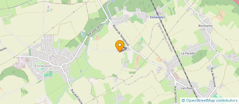 localisation de l'entreprise MADAME NATHALIE BRUNELLE  ENNEVELIN