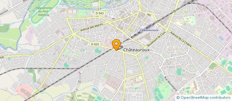 localisation de l'entreprise MADAME NATHALIE BRUNET à CHATEAUROUX