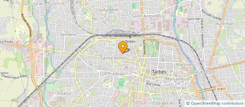 localisation de l'entreprise MADAME NATHALIE BRUNET  TARBES