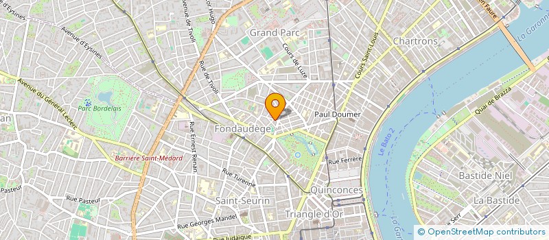 localisation de l'entreprise MADAME NATHALIE BRUNET  BORDEAUX