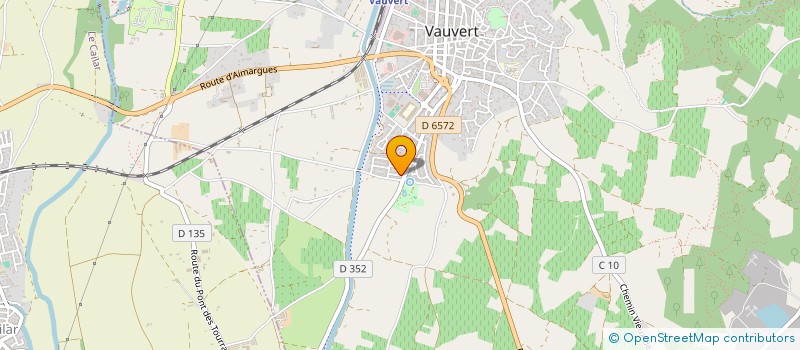 localisation de l'entreprise MADAME NATHALIE BRUNNER  VAUVERT