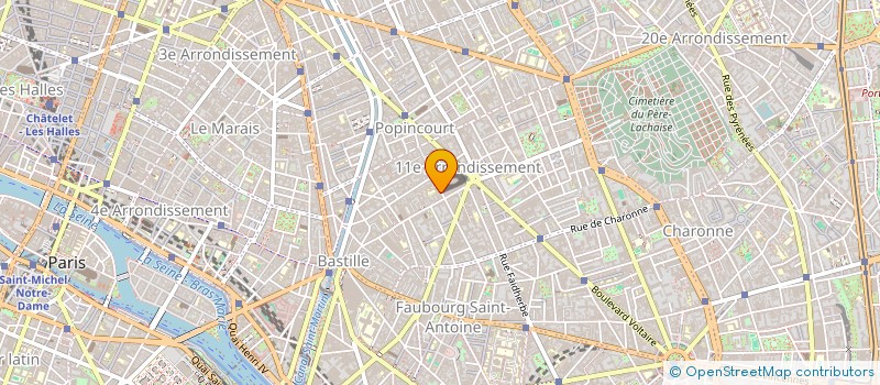 localisation de l'entreprise MADAME NATHALIE BRUNO  PARIS