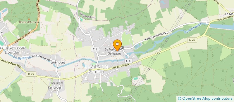 localisation de l'entreprise MADAME NATHALIE BRUSIANI  LE VAL-SAINT-GERMAIN