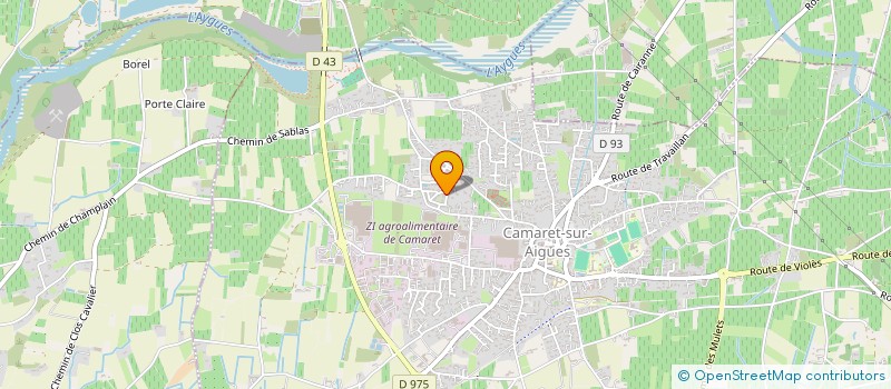 localisation de l'entreprise MADAME NATHALIE BUCHER-VAQUE  CAMARET-SUR-AIGUES