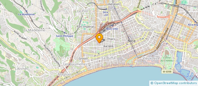 localisation de l'entreprise MADAME NATHALIE BUDRONI à NICE
