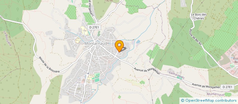 localisation de l'entreprise MADAME NATHALIE BUENDIA  MONTARNAUD