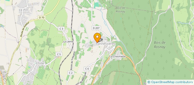 localisation de l'entreprise MADAME NATHALIE BUIREY  PANNESSIERES