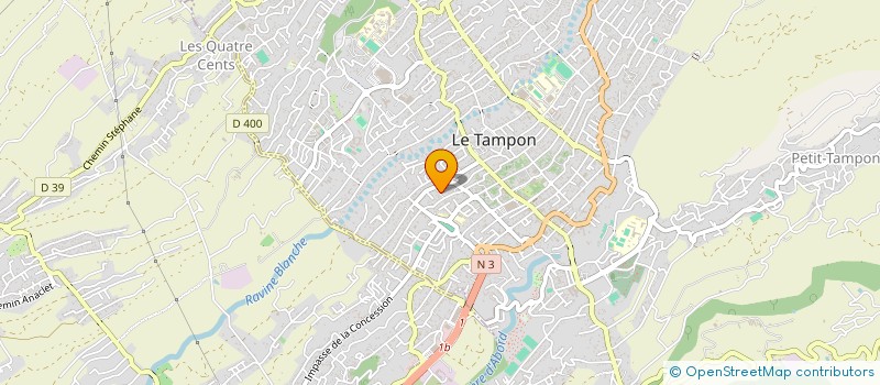 localisation de l'entreprise MADAME NATHALIE BUISSON à LE TAMPON
