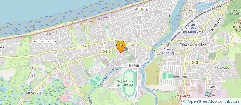 localisation de l'entreprise MADAME NATHALIE BURLOT  CABOURG