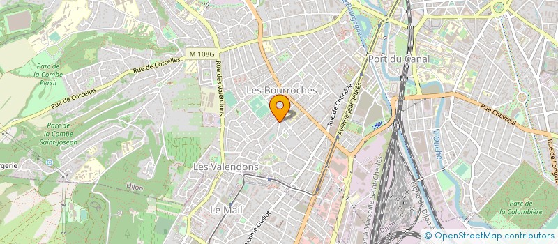 localisation de l'entreprise MADAME NATHALIE BURRUEZO à DIJON