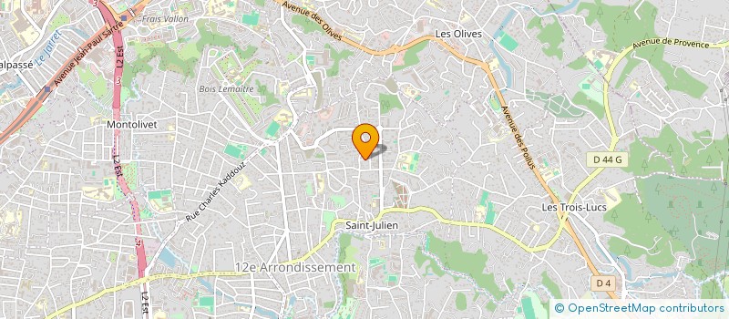 localisation de l'entreprise MADAME NATHALIE BURY  MARSEILLE