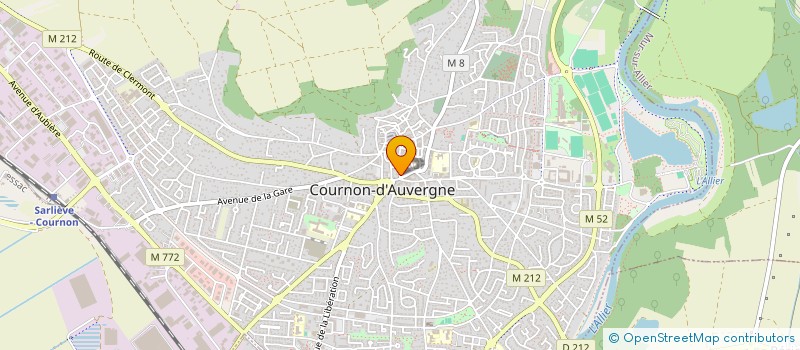 localisation de l'entreprise MADAME NATHALIE BUSO  COURNON-D'AUVERGNE