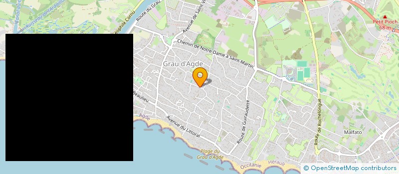 localisation de l'entreprise MADAME NATHALIE BUSTABAD  AGDE