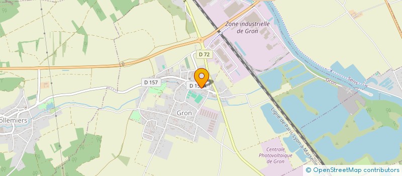 localisation de l'entreprise MADAME NATHALIE BUTTE  GRON