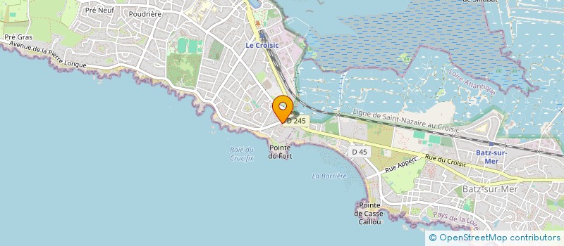 localisation de l'entreprise MADAME NATHALIE CABALAN  LE CROISIC