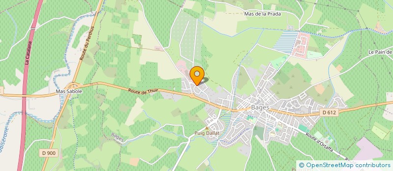 localisation de l'entreprise MADAME NATHALIE CADET  BAGES