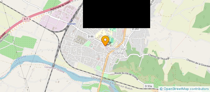 localisation de l'entreprise MADAME NATHALIE CAFFOT  LIVRON-SUR-DROME