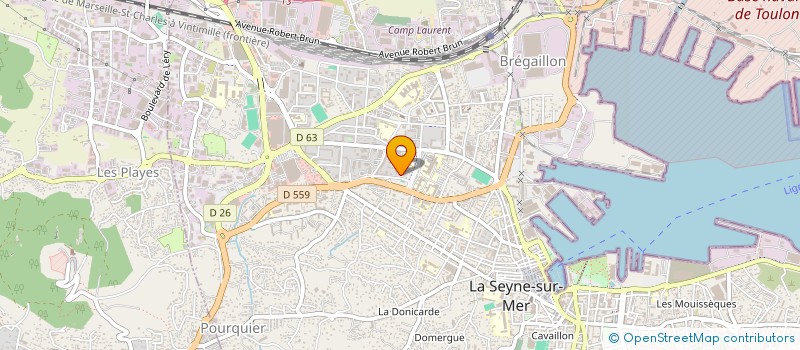 localisation de l'entreprise MADAME NATHALIE CAGNARD à LA SEYNE-SUR-MER