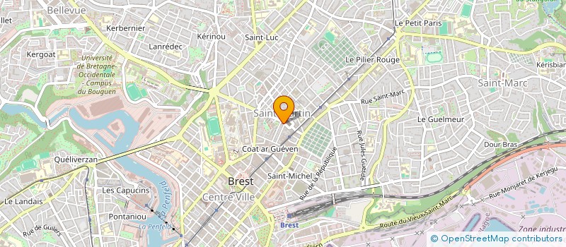 localisation de l'entreprise MADAME NATHALIE CAHAREL à BREST