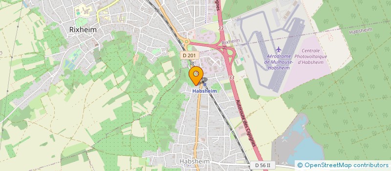 localisation de l'entreprise MADAME NATHALIE CAILHOL  HABSHEIM