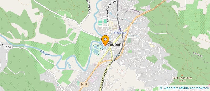 localisation de l'entreprise MADAME NATHALIE CALAS  VIDAUBAN