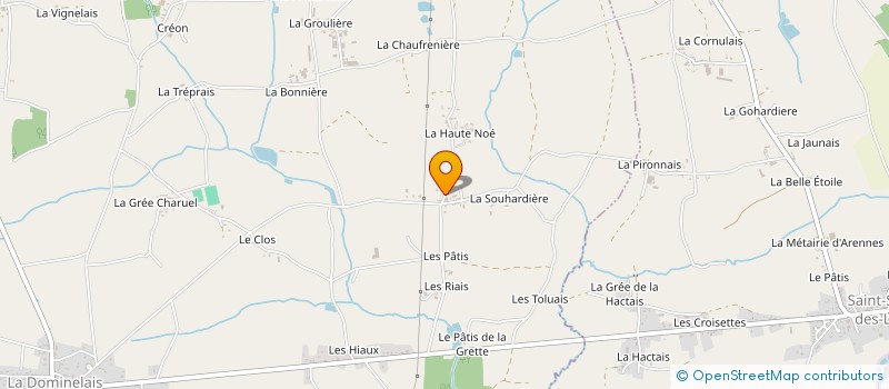 localisation de l'entreprise MADAME NATHALIE CALDAS  LA DOMINELAIS