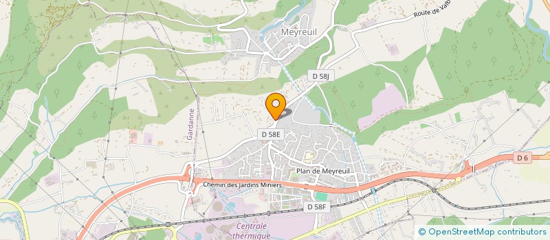 localisation de l'entreprise MADAME NATHALIE CALLEJON  MEYREUIL