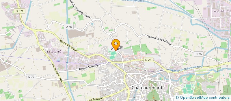 localisation de l'entreprise MADAME NATHALIE CAMBE  CHATEAURENARD