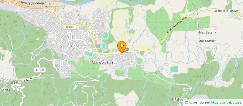 localisation de l'entreprise MADAME NATHALIE CAMBULA  CERET