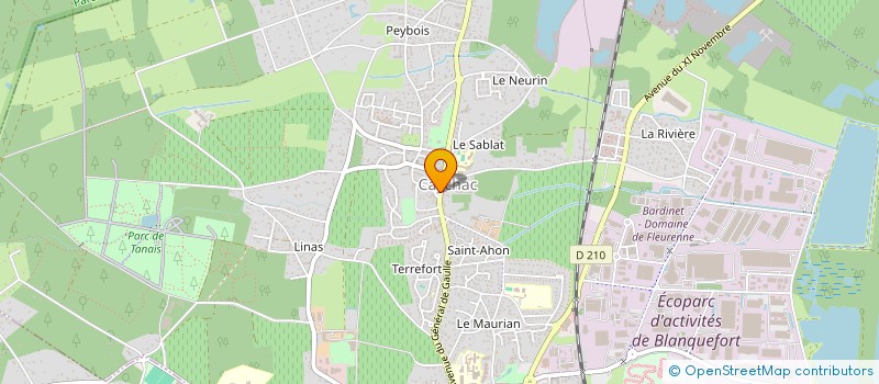 localisation de l'entreprise MADAME NATHALIE CAMPO à BLANQUEFORT