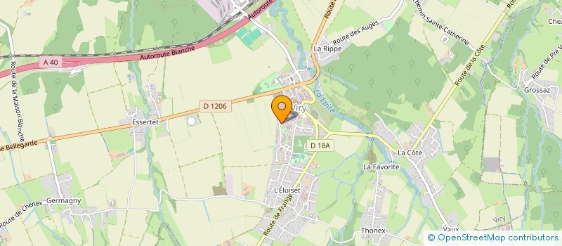 localisation de l'entreprise MADAME NATHALIE CAMPORELLI  VIRY