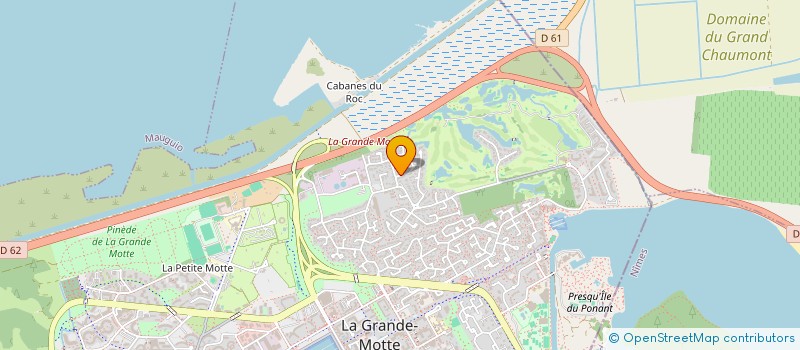 localisation de l'entreprise MADAME NATHALIE CAMUS  LA GRANDE-MOTTE