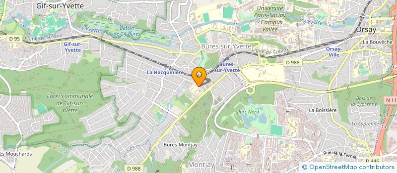 localisation de l'entreprise MADAME NATHALIE CAMUS  BURES-SUR-YVETTE