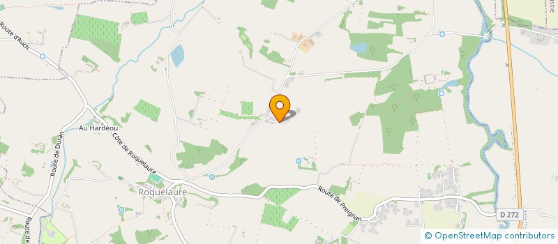 localisation de l'entreprise MADAME NATHALIE CANDEL  ROQUELAURE