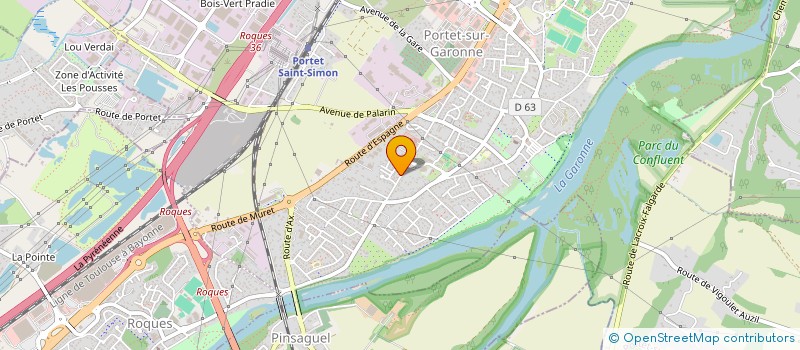 localisation de l'entreprise MADAME NATHALIE CANTALOUBE  PORTET-SUR-GARONNE