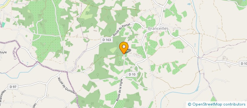 localisation de l'entreprise MADAME NATHALIE CANU  BRANCEILLES