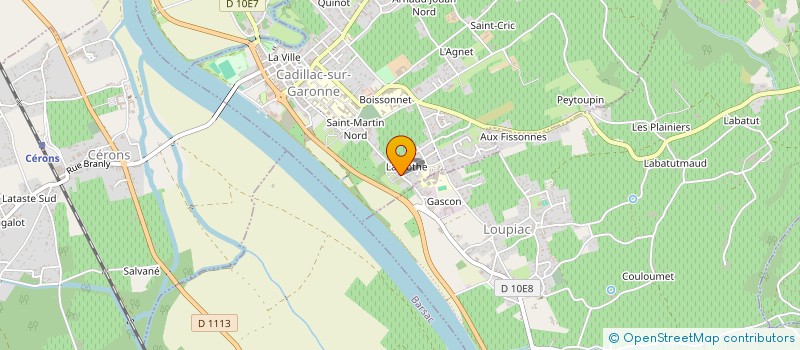 localisation de l'entreprise MADAME NATHALIE CANY  CADILLAC-SUR-GARONNE