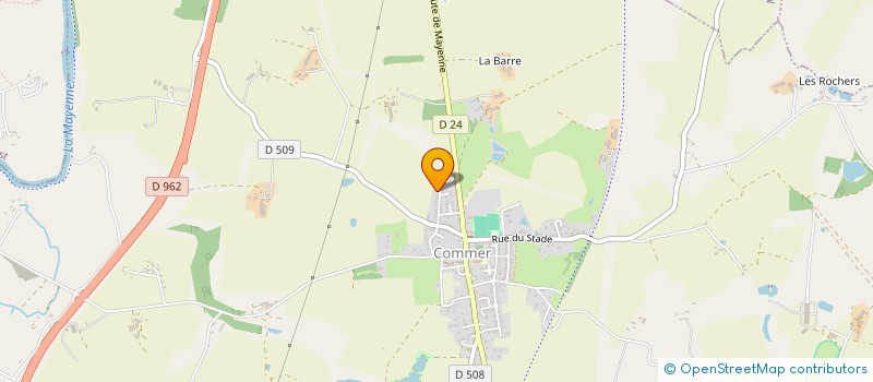 localisation de l'entreprise MADAME NATHALIE CAOUISSIN  COMMER