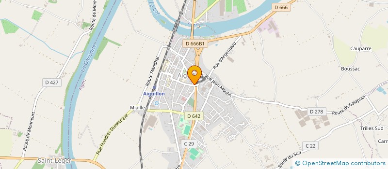 localisation de l'entreprise MADAME NATHALIE CAPELLE  AIGUILLON