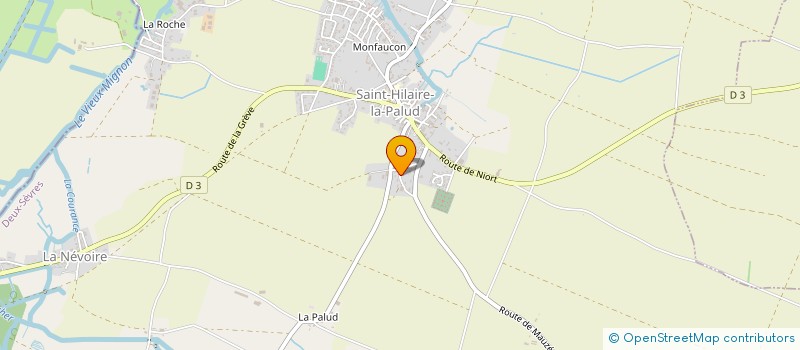 localisation de l'entreprise MADAME NATHALIE CARDIN  SAINT-HILAIRE-LA-PALUD